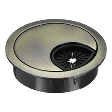 Desk Grommet 2 Inch Zinc Alloy Round Desk Hole Cover,49.5mm,Bronze