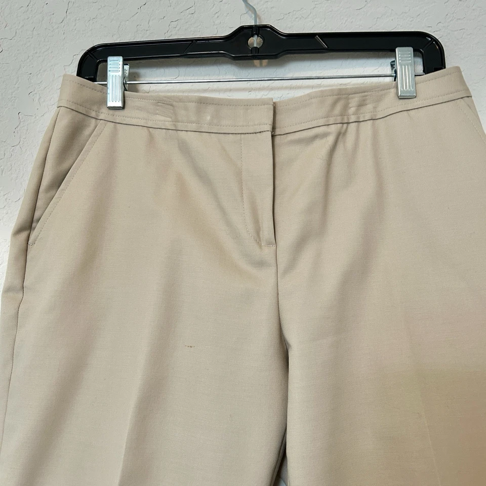 Pantalones cortos halógenos para mujer Taylor Fit beige negros talla 8P Foto 2 de 4
