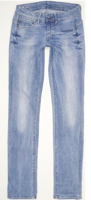 G-Star Midge Damen Jeans blau Straight Slim Stretch W26 L34 (96505)