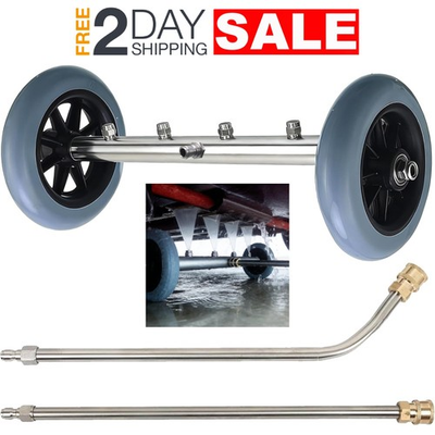 #ad Undercarriage Pressure Washer Attachment 16 Inch With Extension Wand 4000 PSI $39.99