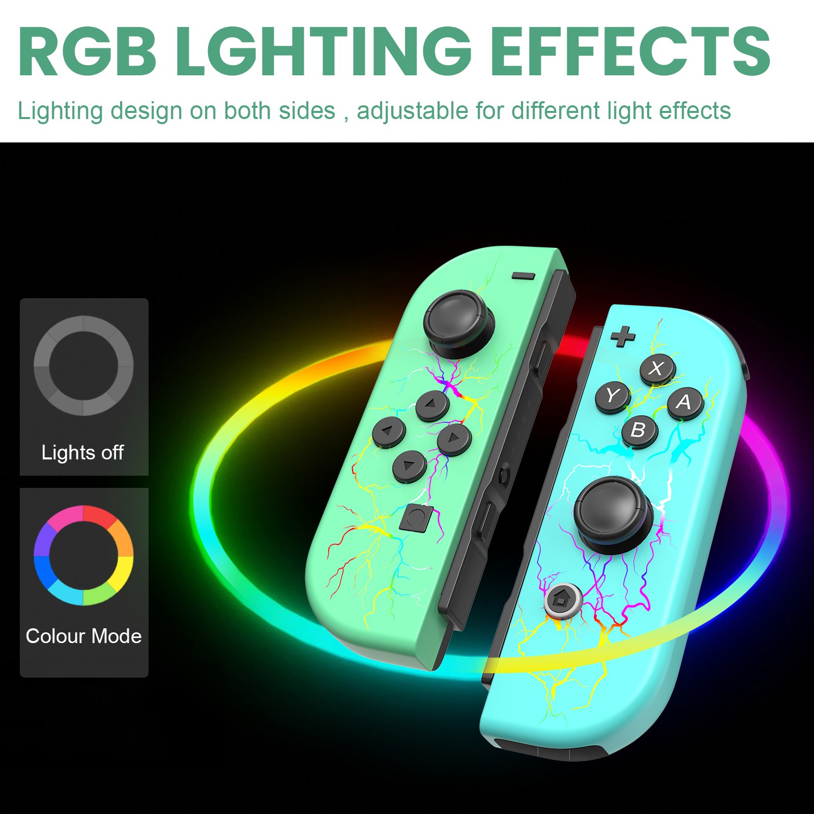 Nintendo Switch Joy-con-Controller Left w Right Wireless Gamepad 1-Pair 5