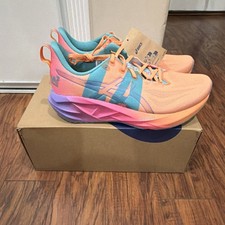 ASICS NovaBlast 5 Men's Running Shoes Mojave/Amethyst Lightweight Mesh US 13