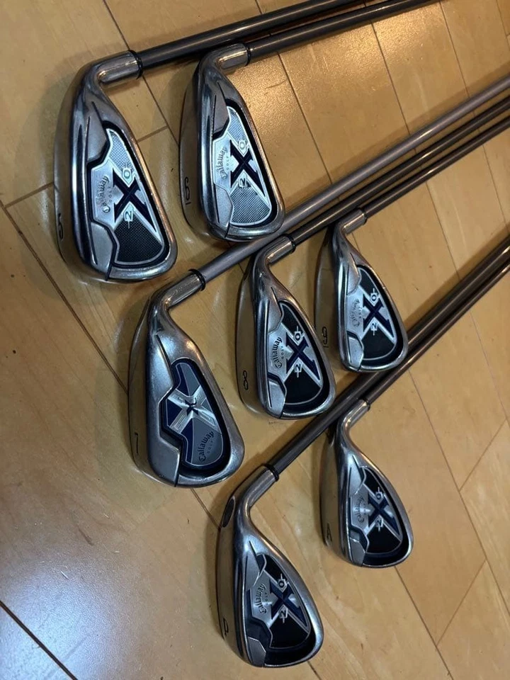 [Callaway] Set di ferri X-20 FLEX-SR 6 pezzi 5.6.7.8.9.P mazze da golf... - Immagine 2 di 4