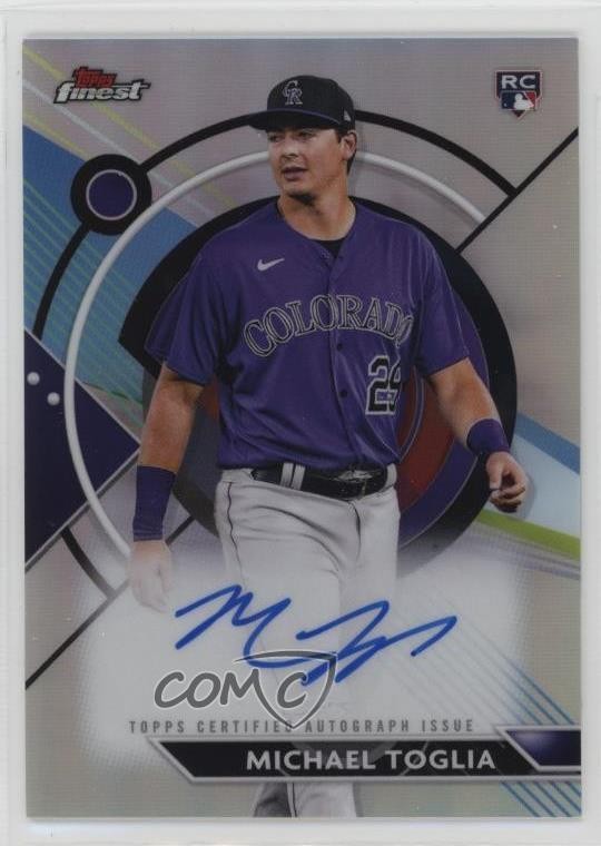 2023 Topps Finest Finest Auto Michael Toglia #FA-MT Auto 2o0