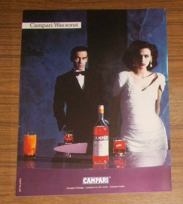 Seltene Werbung CAMPARI - Was sonst 1987