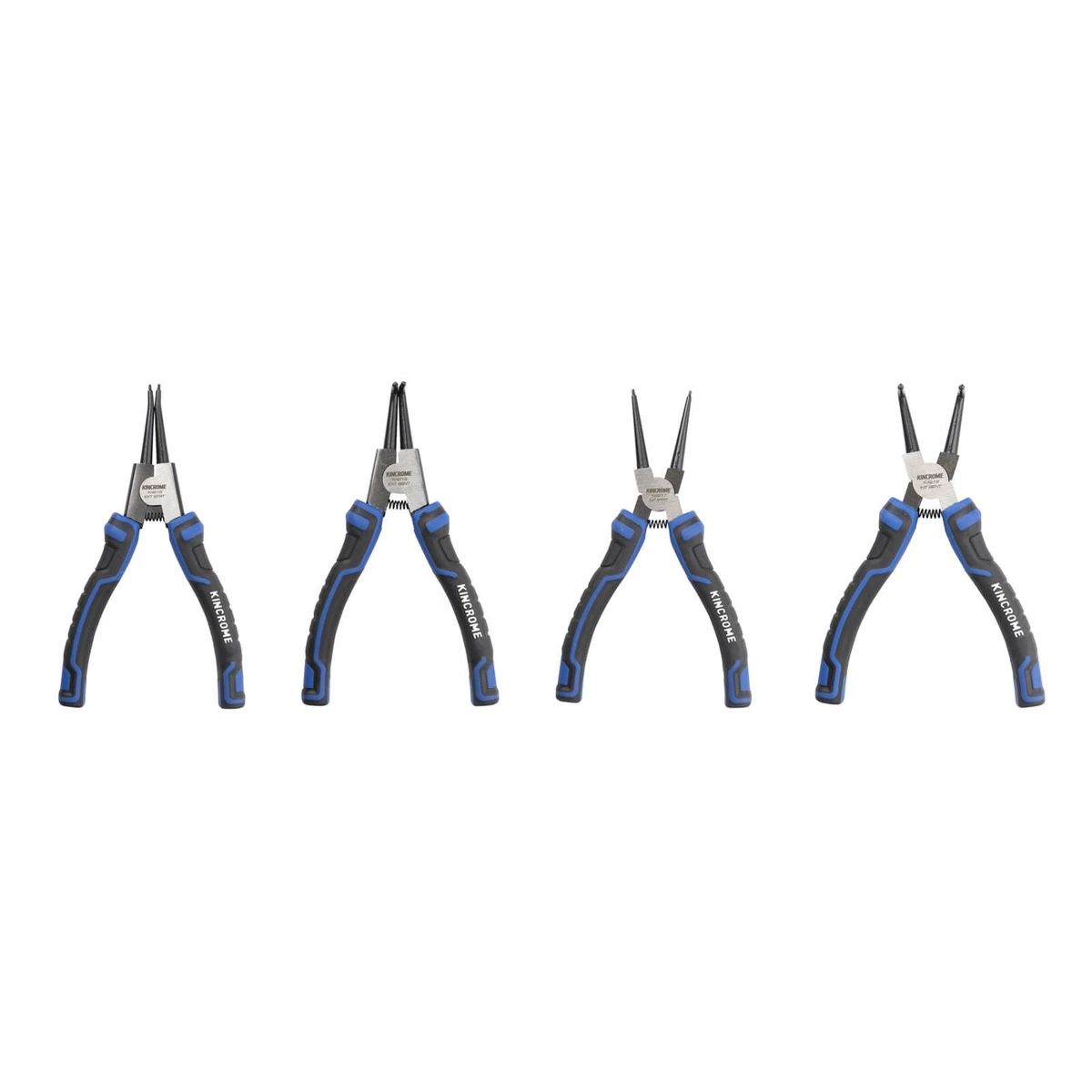 Kincrome 4 Piece Straight & Bent Internal & External Circlip Plier Set K4229