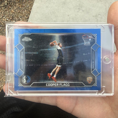 Topps Chrome Cooper Flagg RC Moment in Time MT-16 Mavericks 2026 /150