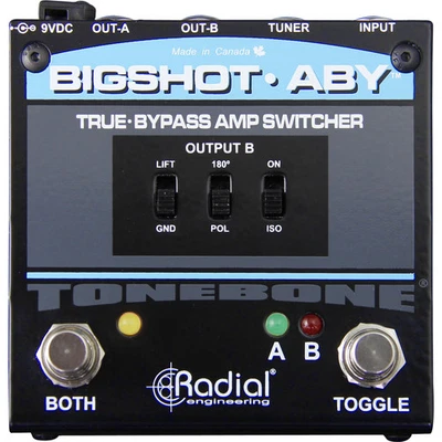 Radial Engineering BigShot ABY True-Bypass Amplifier Switcher with Tuner Out - Image 1 of 4