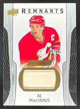 2024-25 Upper Deck Engrained Icons Remnants #R-AM Al MacInnis /65