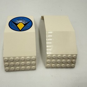 Lego Android Base 10x6x11 Panel Lot Of 2 6958 set sticker only in 1 set 1996