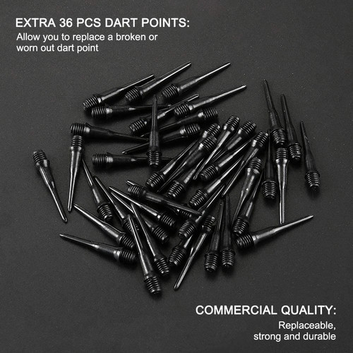 12 Stück Dartpfeile Kunststoffspitze, Soft Tip Dart Set, 14G Kunststoffspitze Dart, Attach Ex - Bild 5 von 8