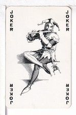 Single Playing Card Joker,  Jester/Flute , Piatnik, Austria, 1990 s
