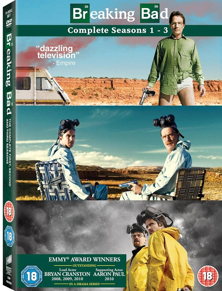 Breaking Bad - Season 1-3 (DVD) Bryan Cranston Anna Gunn Aaron Paul (UK IMPORT) - Image 4 of 4