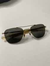 Vintage American Optical 12K GF Gold Filled Pilot Sunglasses 5 1/2 glasses