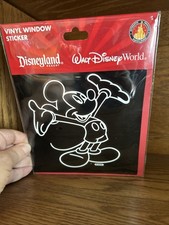 Walt Disney World Mickey Mouse Vinyl Window Sticker Brand New In Package Sealed