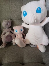Pokemon Mew und Mewtwo Plüschtiere, klein & groß, gebraucht