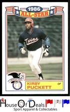 1987 Topps #19 Kirby Puckett Glossy All-Stars Minnesota Twins Card