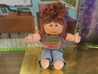 CABBAGE PATCH KIDS DOLL TODDLER DOLL WITH TOUCH OF COLOR SILK HAIR
