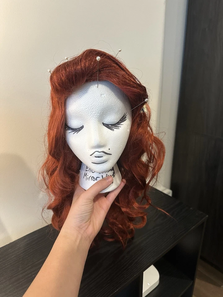 Peluca cosplay Ariel adulto Foto 2 de 3