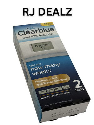 Clearblue Pregnancy Test with Weeks Indicator 2 Digital Tests Over 99% Accurate