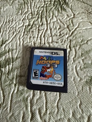 Mario Hoops 3 On 3 - Nintendo DS - NO MANUAL Very Good Condition