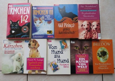    Tierromane  Katze Hund  Ilse Bredow Akif Pirincci  Irmchen Hundehotel   