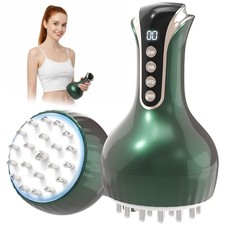 Lymphatic Drainage Massager 3-in-1 Microcurrent, Heat Vibration Cellul