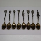 Reed & Barton Sterling Silver - Harlequin (1890) - 8 Demitasse Spoons - 4 inches
