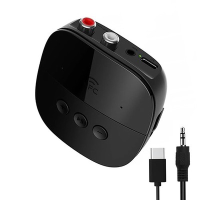 eppfun Bluetooth 5.2 Receiver,Bluetooth Audio Adapter with NFC, USB, TF Card... 