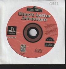 Sesame Street Elmo's Letter Adventure PlayStation 1 Sleeved Video Game Disc Only