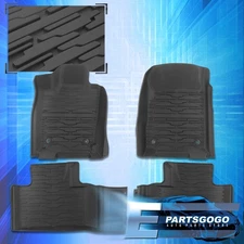 For 16-21 Dodge Durango / Jeep Grand Cherokee TPE All Weather Floor Mats Liners