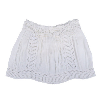 Raviya Womens Skirt Crochet Cover Up Drawstring Waist Swimwear