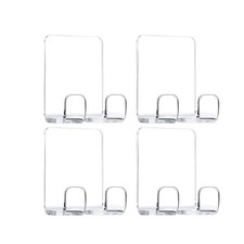 JWCE. Clear Adhesive Hooks for Shower Wall Shaver Holder Razor Holder Storage...