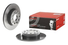 Brembo 2x BREMSSCHEIBE PRIME LINE Coated hinten für AUDI SEAT SKODA VW