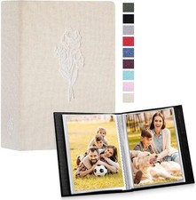  Free Duty Tax Lanpn Photo Album 4x6 100 Pictures 2 Packs, Small Mini Capac