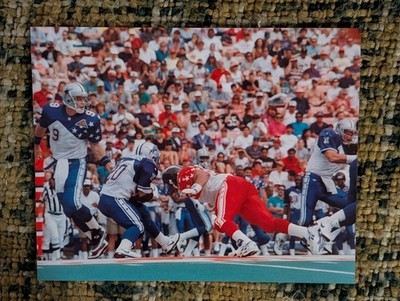BARRY SANDERS TROY AIKMAN 8×10 TYPE 1 PHOTO PIPI WAKAYAMA ORIG CERTIFICATE AP037