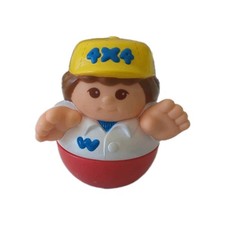 Playskool Weeble Wobble Vintage 1987 4x4 W Figure