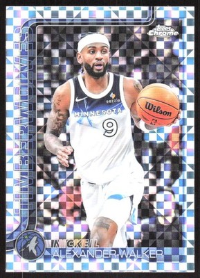 6390K 2025-26 Topps Chrome #193 Nickeil Alexander-Walker X-Fractor