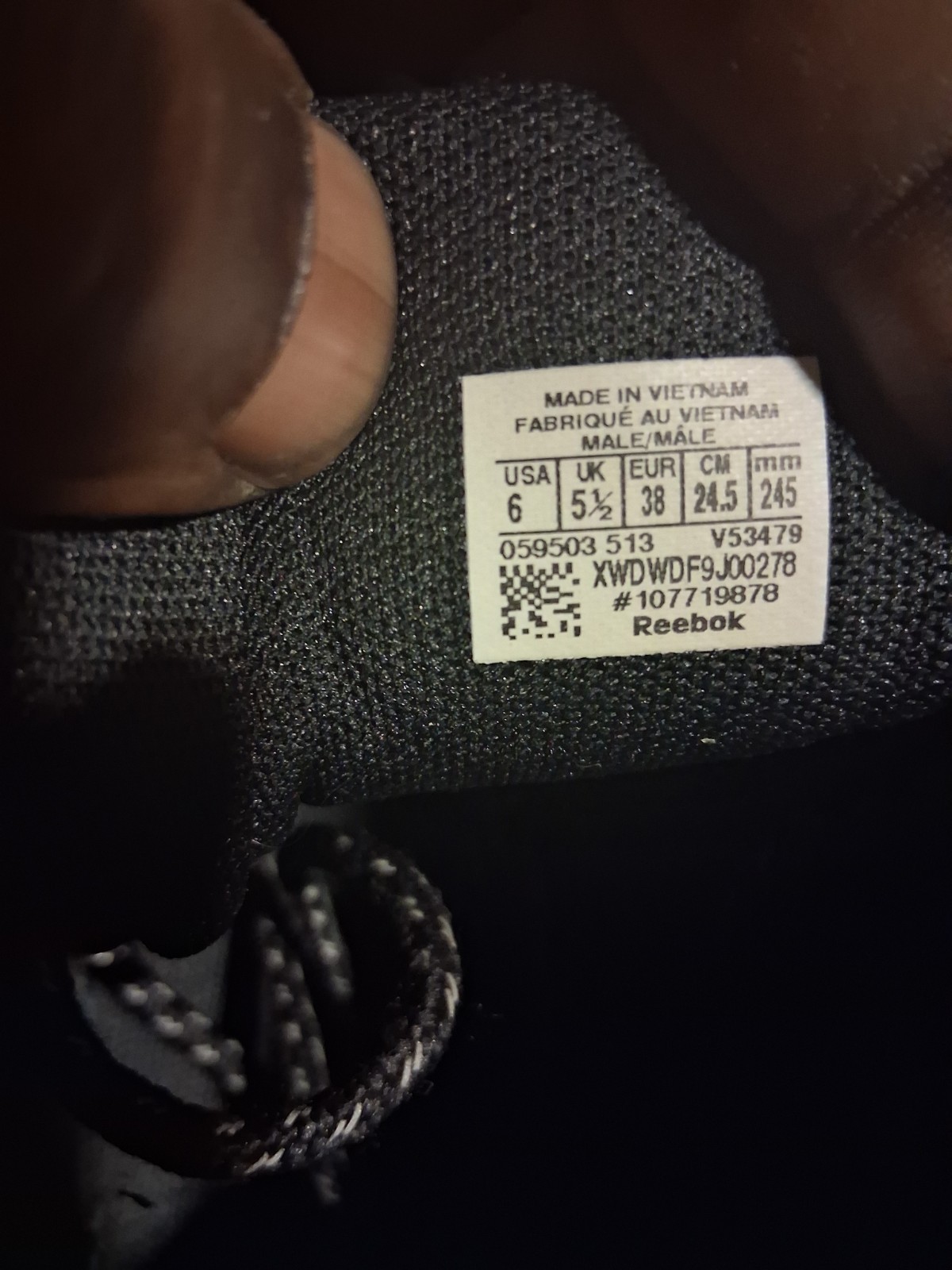 Reebok Shoes Mens 6 Womens 7.5 Shaqnosis OG Black Blue Shaq Attaq Sneakers thumbnail 8