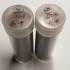 Two Rolls of  Lincoln Wheat Cents...1925d and 1925s....100 Coins....G to VF