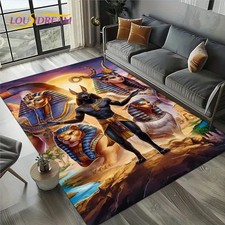 Antient Egyptian Pharaoh Mummy Egypt Pyramids Blanket tapestry Rug Art Bohemian