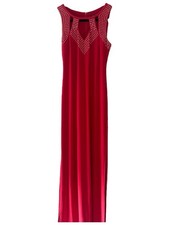Guess Los Angeles Red Evening Gown Formal Dress Size 2 Women