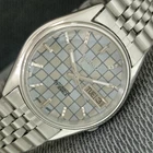 GENUINE VINTAGE SEIKO 5 AUTOMATIC 7009A JAPAN MENS GREY COLOR DIAL WATCH a2490-U