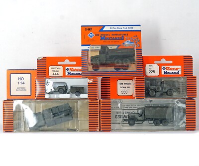 ROCO MINITANKS 114/Z147/225/444/553 HO H0 LACROSSE GMC Kipper 2.5 Ton WC 4x4 ...