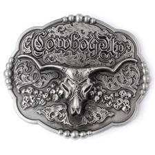 Longhorn Men's Belt Buckle Western Cowboy Motorcyclist CW-06 