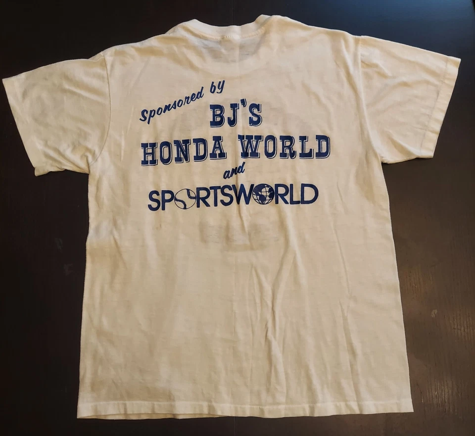 Camisa Stedman De Colección Torneo Mundial Biddy Baloncesto Puntada Única Grande EE. UU. Años 80 Foto 2 de 4