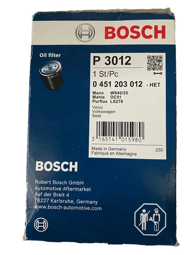 0451203012 Bosch P3012 - Filtre à huile 0 451 203 012 - Photo 3/3