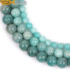 Natural Dark Green Amazonite Beads For Jewelry Making 15" 4mm 6mm 8mm 10mm 12mm