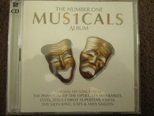 VARIOUS - THE NUMBER ONE MUS1CALS ALBUM - CD/ALBUM - UNIVERSAL - 9824290 -UK- NM
