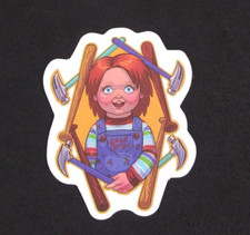 Child's Play Horror Movies Chucky Sticker 2.25" x 1.75" A 